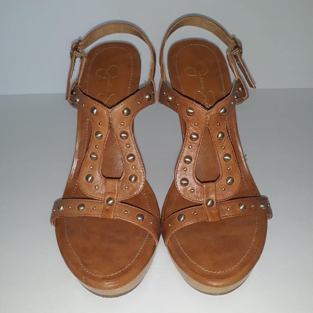 Jessica Simpson  Suntan Wedge
